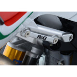 R&G Racing Silver Footrest Delete Blanking Plate Kit For 2015-2018 MV Agusta F4RC