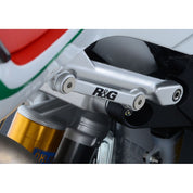 R&G Racing Silver Footrest Delete Blanking Plate Kit For 2015-2018 MV Agusta F4RC