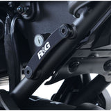 R&G Racing Black Footrest Delete Blanking Plates For 2016-2024 Yamaha XSR700