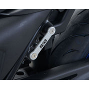 R&G Racing Black Footrest Delete Blanking Plates For 2016-2018 Suzuki SV650 Unfaired
