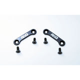 R&G Racing Black Footrest Delete Blanking Plates For 2016-2018 Triumph Tiger 1050 Sport