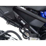 R&G Racing Black Rear Foot Rest Delete Blanking Plates For 2018-2024 Yamaha MT-10