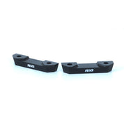 R&G Racing Black Rear Foot Rest Delete Blanking Plates For 2017-2019 Honda CBR1000RR Fireblade