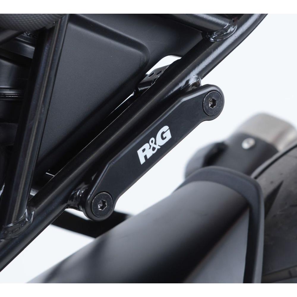 R&G Racing Black Footrest Delete Blanking Plates BLP0074BK