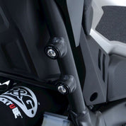 R&G Racing Black Rear Foot Rest Blanking Plugs For 2021-2022 Ducati Multistrada V4