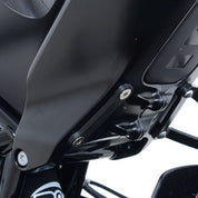 R&G Racing Black Footrest Delete Blanking Plates For 2018-2020 Husqvarna VITPILEN 701