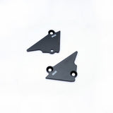 R&G Racing Black Rear Foot Rest Delete Blanking Plates For 2019-2022 Zero FX ZF3.6 Modular