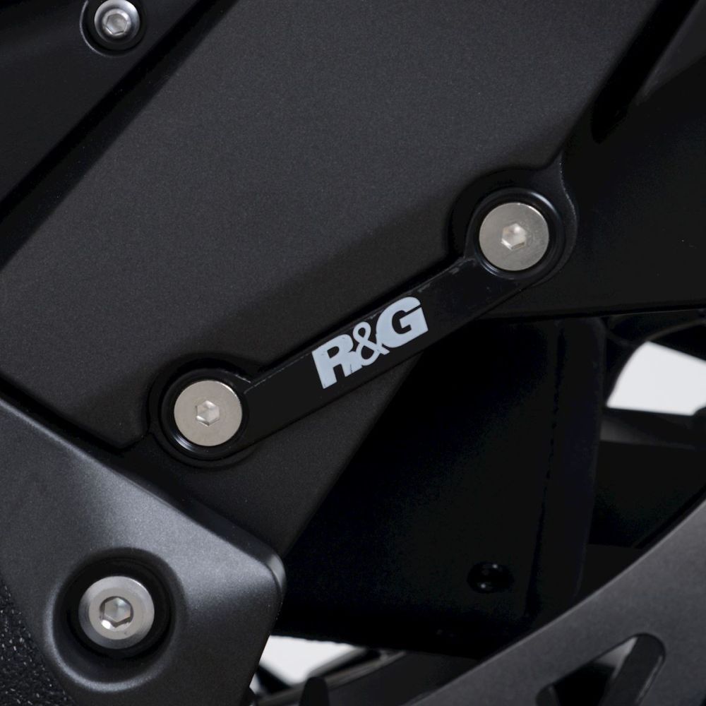 R&G Racing Black Footrest Delete Blanking Plates LHS BLP0104BK