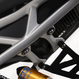 R&G Racing Black Rear Foot Rest Delete Blanking Plates LHS For 2021-2024 Triumph Speed Triple 1200 RS