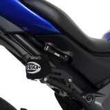 R&G Racing Black Rear Foot Rest Delete Blanking Plates For 2022-2024 Yamaha YZF R7