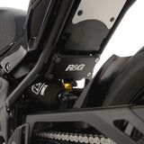 R&G Racing Black Footrest Delete Blanking Plates For 2022-2023 Yamaha XSR900