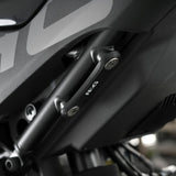 R&G Racing Black Rear Foot Rest Delete Blanking Plates LHS BLP0137BK