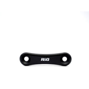 R&G Racing Black Rear Foot Rest Delete Blanking Plates LHS For 2023-2024 CF-Moto 450SR