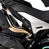 R&G Racing Black Rear Foot Rest Delete Blanking Plates For 2023-2024 CF-Moto 800NK Sport