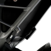 R&G Racing Black Rear Foot Rest Delete Blanking Plates For 2024-2025 KTM 125 Duke