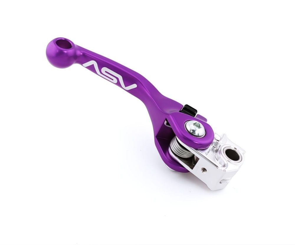 ASV F4 Quad Brake Lever Shorty Purple BQF4A5