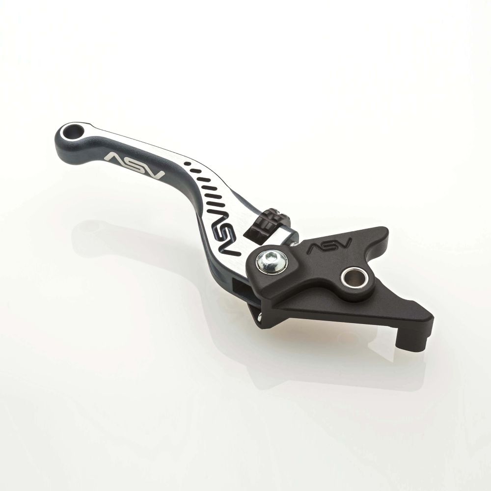 ASV C5 Sport Brake Lever Shorty Grey Bicolor For Kawasaki KLE500 2026 BRC514e