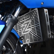 R&G Racing Stainless Steel Branded Radiator Guard For 2020-2024 Kawasaki Ninja 1000SX ZX1000