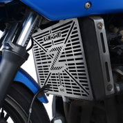 R&G Racing Stainless Steel Branded Radiator Guard For 2020-2024 Kawasaki Ninja 1000SX ZX1000