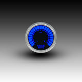 Intellitronix LED Digital Bargraph Boost Gauge - Black Faceplate With Chrome Bezel
