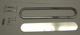 Intellitronix Chrome Bezel Kit For 6 Gauges With Mirrored Plexi-Glass BZ10003