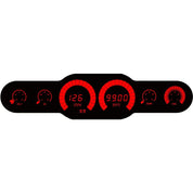 Intellitronix 6 Gauge Analog Bargraph Universal Panel BG10002 - Red