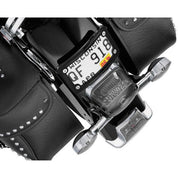 Kuryakyn Gloss Black Laydown Curved License Plate Mount Kit Harley Honda Chopper