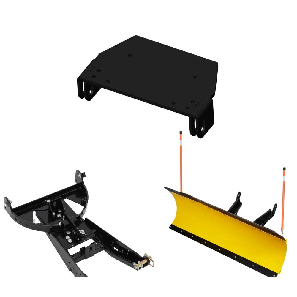 Denali Black UTV Snow Plow Kit For Can-Am Commander 1000 4X4 2021-2022