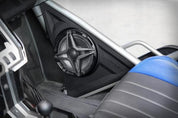 SSV Works Behind Drivers or Passenger Seat Kick L7 Subwoofer Box W/ Front 8" Speaker Pods For Polaris Slingshot 15-21