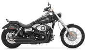 Vance And Hines Twin Slash Muffler 3in Slip On Exhaust Black With Fuelpak FP3