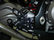 Vortex Racing Adjustable Rear Set Black - RS188K