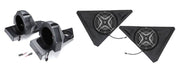 SSV Works Behind Seat 6.5" Unloaded Speaker Pods With 8" Speaker Pods For Polaris Slingshot 15-21