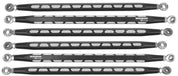 Modquad Hex Rear Radius Rods 72" Black