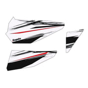 DragonFire Racing RZR XP 4 1000 Door Graphics - White Lightning - 07-1108