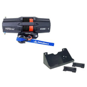 Viper V2 UTV Winch Kit 4500 lb Standard Spool With 40 Feet Red Synthetic Rope With Mount For Kawasaki Mule PRO DXT/FXR/FXT 2015-2018