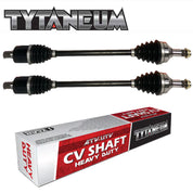 Tytaneum Heavy Duty Rear CV Axle Set For 2018 Polaris RZR XP 4 Turbo EPS