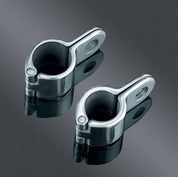 KURYAKYN CHROME MAGNUM QUICK CLAMPS FOR 1 INCH ENGINE GUARDS OR TUBING PAIR 1002