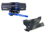 Viper V2 UTV Winch Kit 4500 lb Standard Spool With 40 Feet Black Synthetic Rope With Mount For Honda Pioneer 700/4 2014-2021