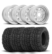 ITP Delta Steel 12" Wheels And Ultra Cross R-Spec Tires [27x10-12]