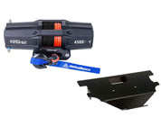 Viper V2 UTV Winch Kit 3500 lb Standard Spool With 40 Feet Black Synthetic Rope With Mount For Honda Big Red 200/250/700 1982-1984