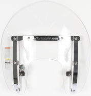 National Cycle Clear SwitchBlade Shorty Quick Release Windshield With Mount Kit, Straight Forks