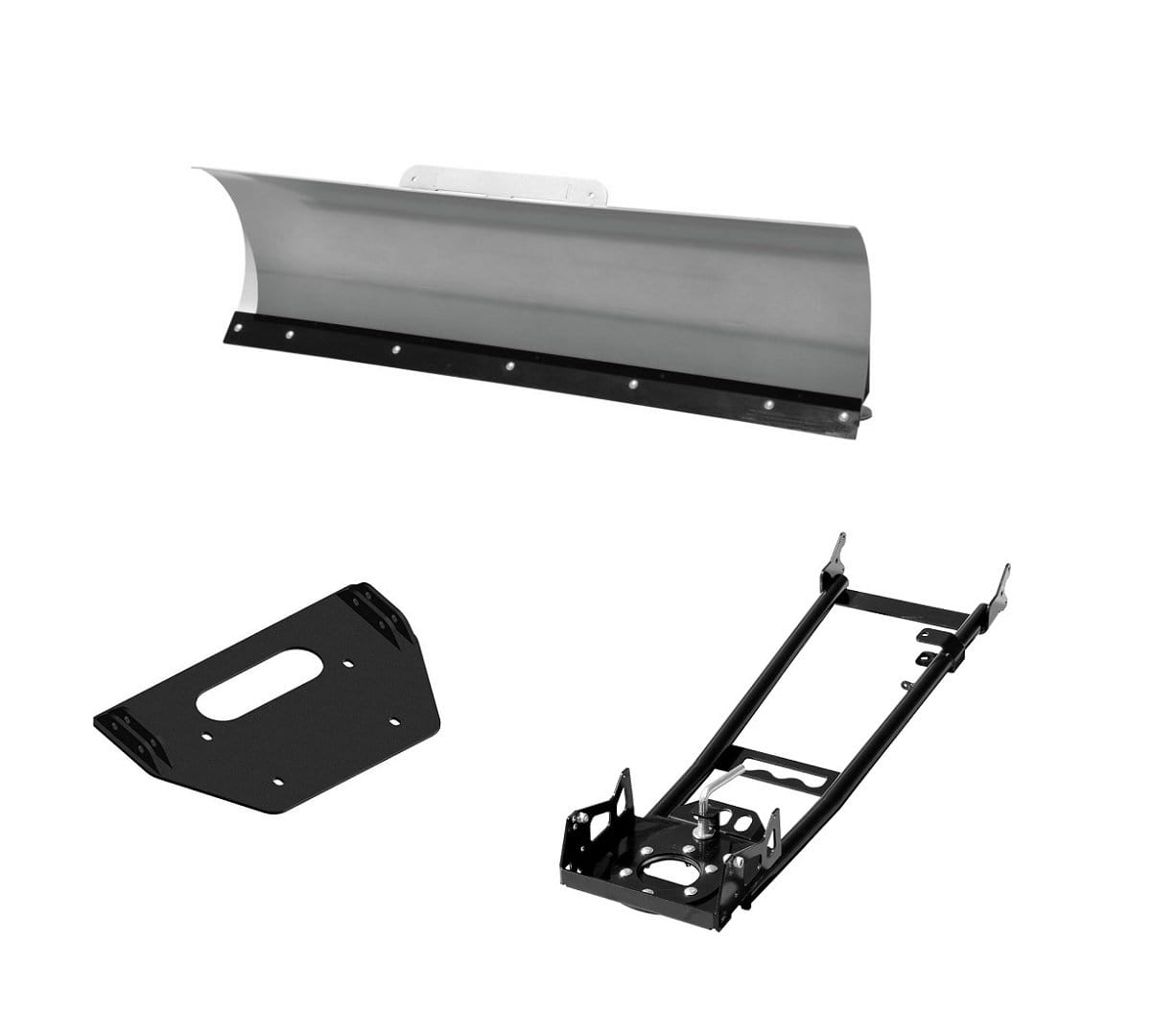 Snow Plow Kit For Kawasaki 650 Brute Force 4x4i 2006-2014-54" Steel Blade 105054