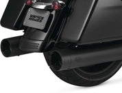 Vance And Hines Oversized 450 Slip On Exhaust 4.5in Black For Titan With Fuelpak FP4