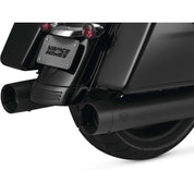 Vance And Hines Oversized 450 Slip On Exhaust 4.5in Black For Titan With Fuelpak FP4