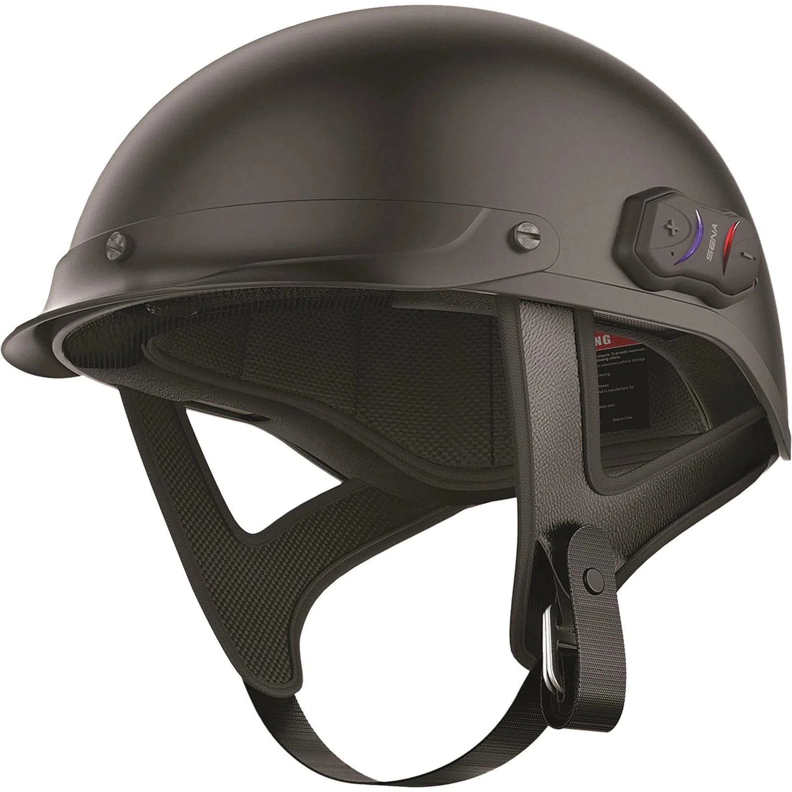 SENA Cavalry Bluetooth Half Helmet Matte Black 2XL Cavalry-CL-MB-XXL