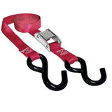 Correas de amarre SPI 12-140-1 de 1 pulgada x 66 pulgadas, 2000 lb, color rojo