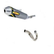 NEW FMF Q4 MUFFLER + POWERBOMB HEADPIPE FULL EXHAUST 2006 YAMAHA YZ450F YZ 450F