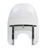 National Cycle Clear Custom Heavy Duty Windshield With Black Mount Kit, Straight Forks