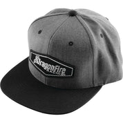 DragonFire Racing Hex Logo Snapback Hat - Grey/Black - 13-0063