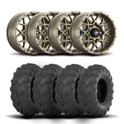 ITP Hurricane 14" Bronze Wheels And Mud Lite Tires [30x10-14]